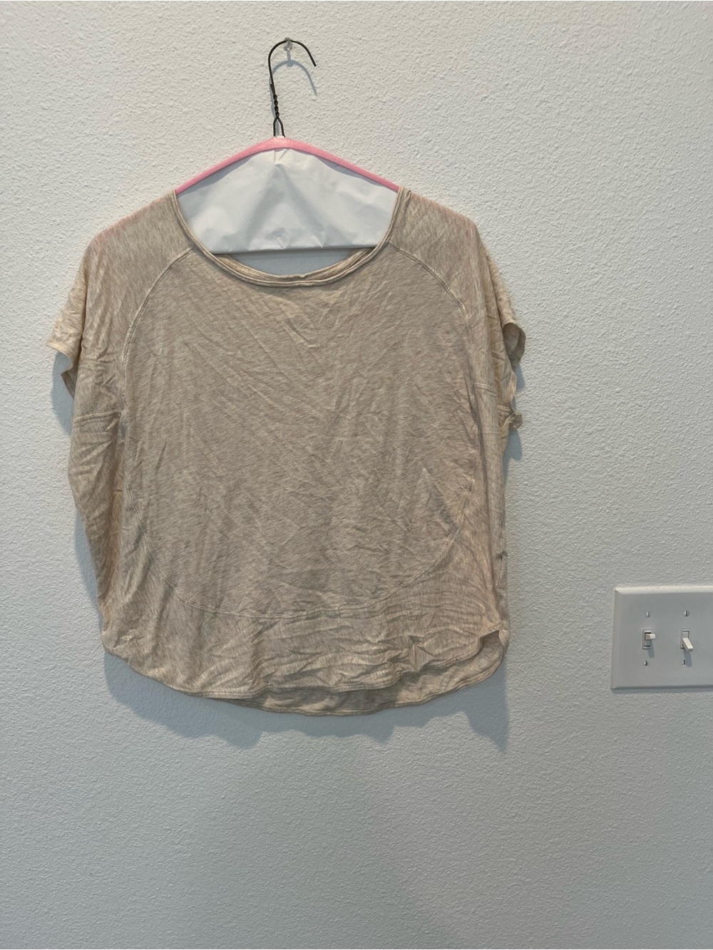 Beige Anthropologie T-shirt